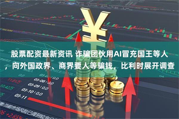 股票配资最新资讯 诈骗团伙用AI冒充国王等人，向外国政界、商界要人等骗钱，比利时展开调查